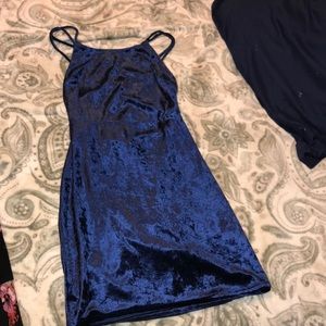 Dark blue tight dress